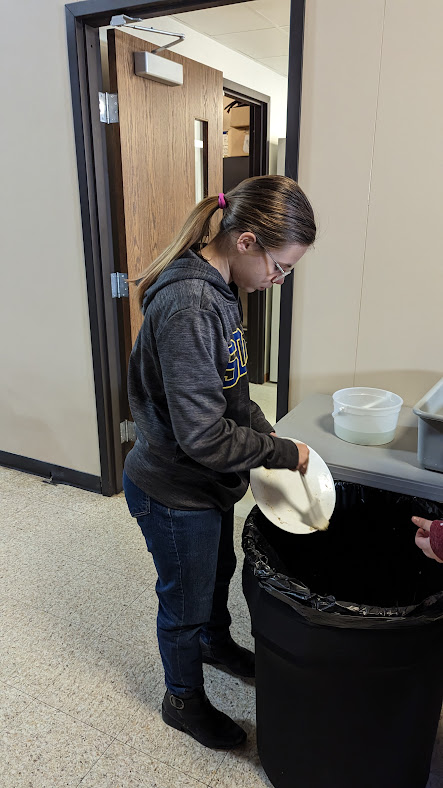 Cleaning plates