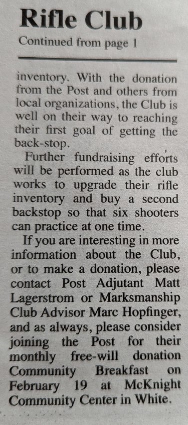 Tri-City Star article