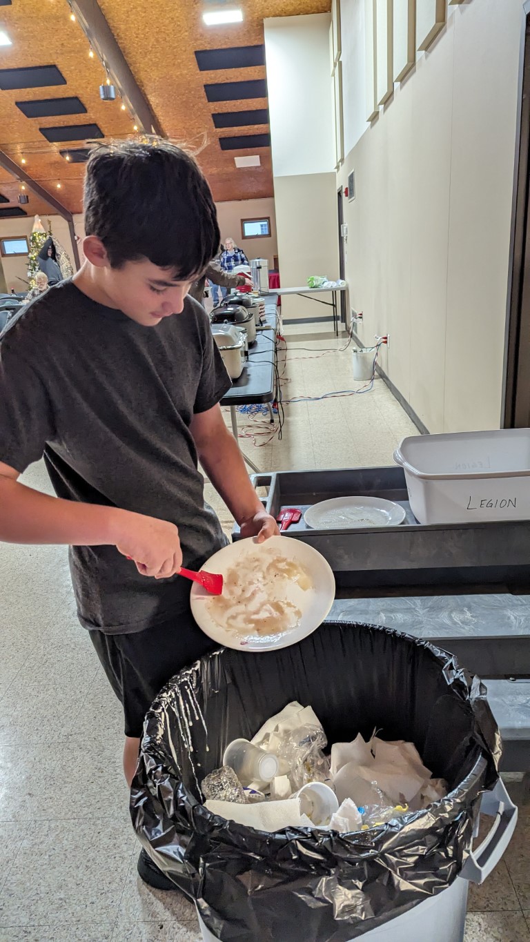 Cleaning plates