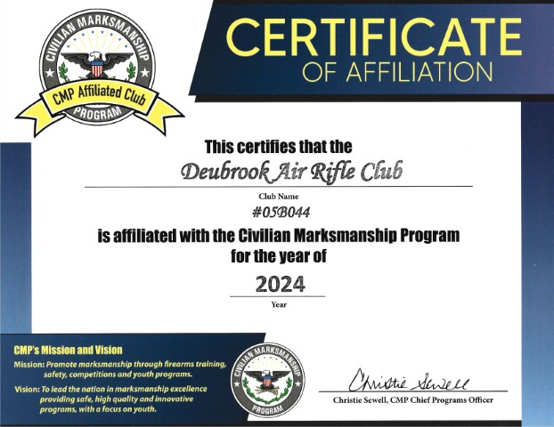 CMP Affiiation Certificate